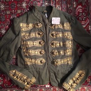 Free People Military Jacket
